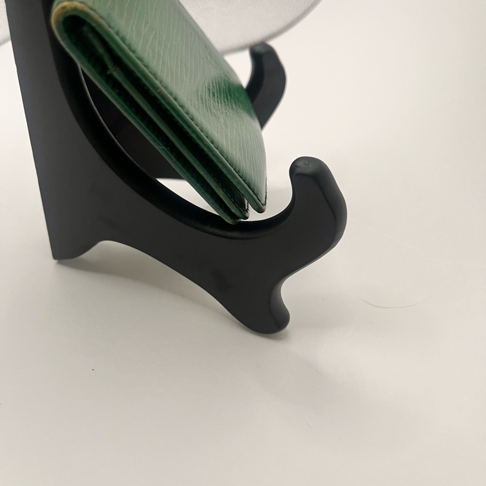 LOUIS VUITTON LV โMalletierโ Vintage Paris Green ๐ EPI Vintage Card Holder EUC ๐ - Picture 6 of 12